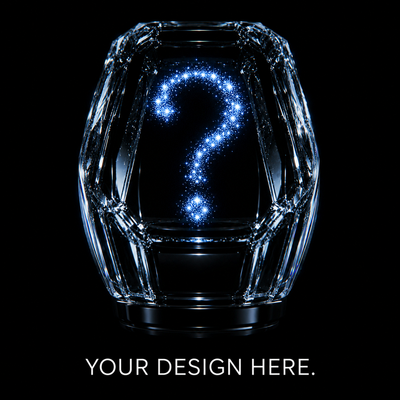 DYUHOP Custom Crystal Shift Knob — Your Design Here placeholder